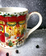 Christmas Shop Kubek Porcelanowy w Ozdobnym Pudełku 350 ml