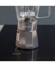 La Cafetière Szklany Ekspres do Kawy Verona Srebrny 290 ml