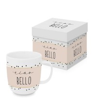 „Ciao Bello”Kubek Porcelanowy w Ozdobnym Pudełku 400 ml