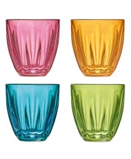 SET/4 LILY TUMBLER 4 COLORS