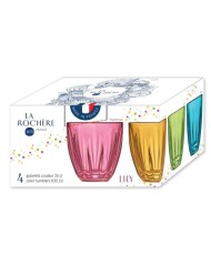 SET/4 LILY TUMBLER 4 COLORS