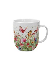 Kwitnąca Łąka Kubek Porcelanowy w Ozdobnym Pudełku 350 ml