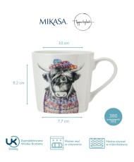 Zwierzęta Krowa Kubek Porcelanowy 380 ml