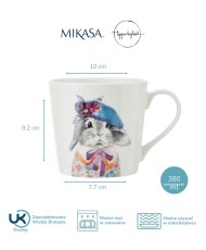 Zwierzęta Zając Kubek Porcelanowy 380 ml