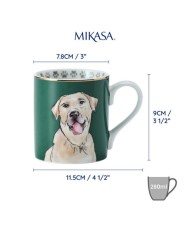 Mikasa Labrador Kubek Porcelanowy 280 ml