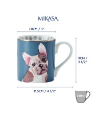 Mikasa Buldog Kubek Porcelanowy 280 ml