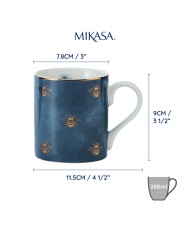 Mikasa Pszczoły Kubek Porcelanowy 280 ml