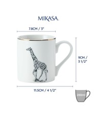 Mikasa Żyrafa Kubek Porcelanowy 280 ml