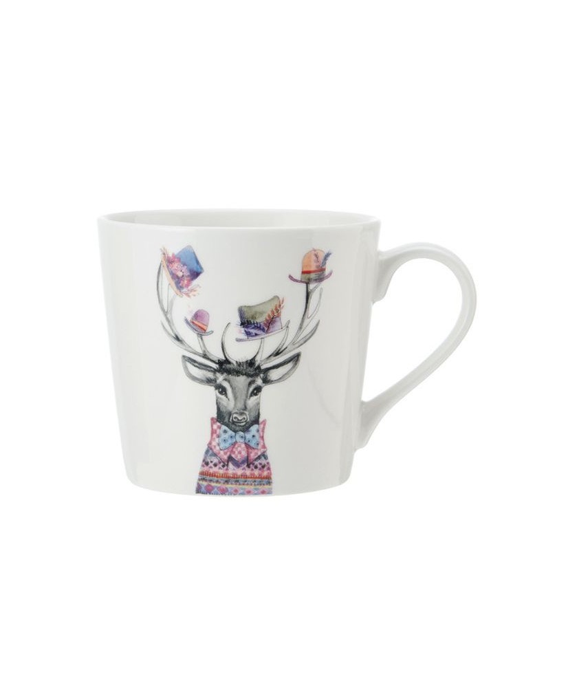 Zwierzęta Jeleń Kubek Porcelanowy 380 ml