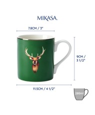 Mikasa Jeleń Kubek Porcelanowy 280 ml