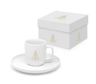 Nastrój Filiżanka Porcelanowa Espresso w Ozdobnym Pudełku 90 ml